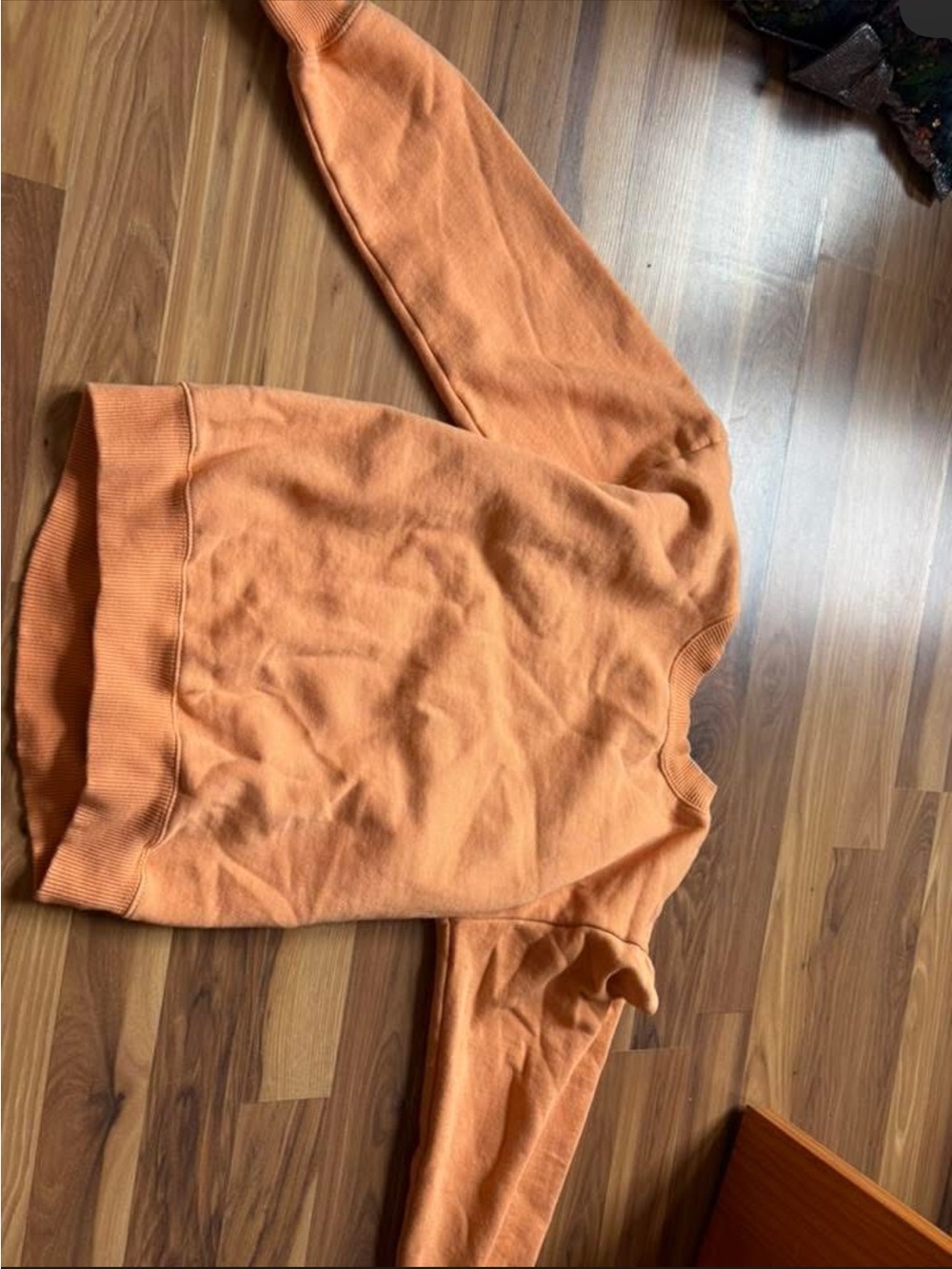Urban Outfitters Orange Fleece Crewneck Sweatshirt